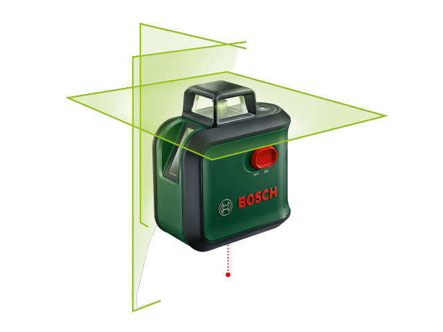 Križni laser Bosch AdvancedLevel 360 + stojalo TT 150, 0603663B07